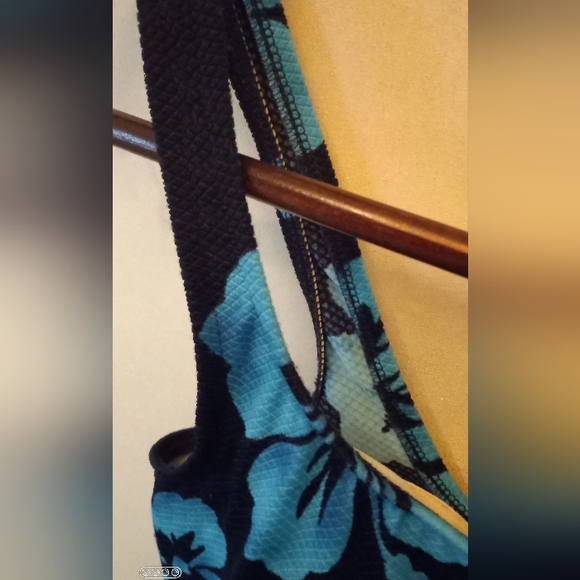Indigo Hawaiian Style Swim Top - Picture 3 of 4